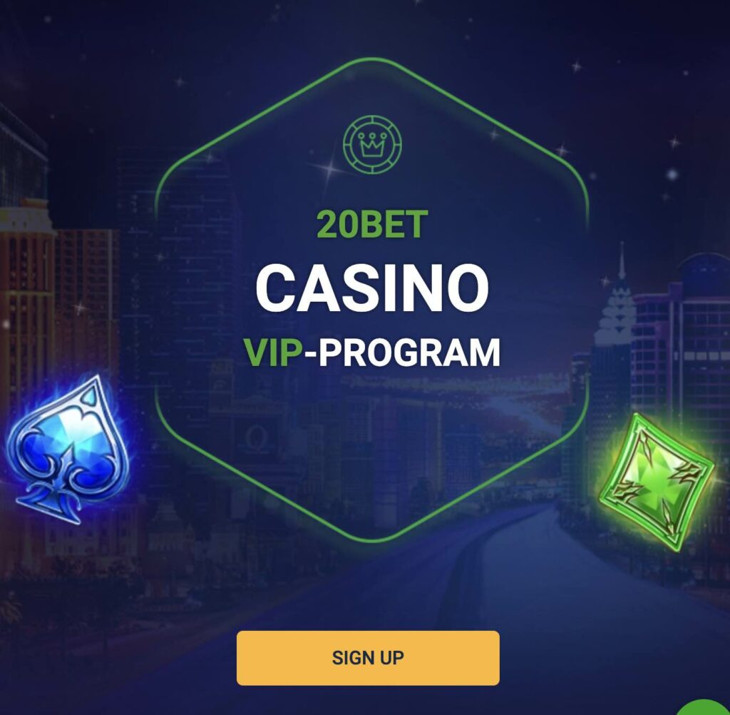 20bet join the casino VIP tournament