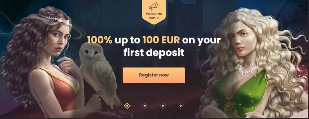 welcome bonus first deposit 100% upto 100 eur on national casino