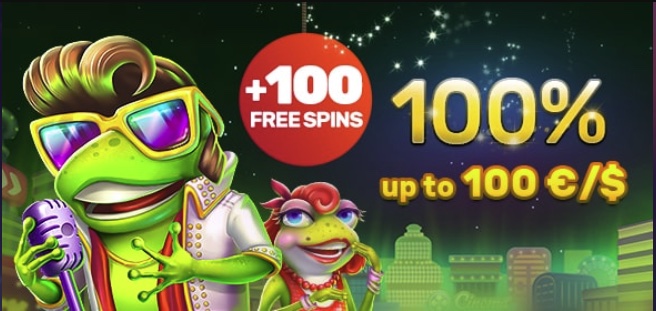PlayAmo casino welcome bonus 100% up to €/$ 100 + 100 free spins
