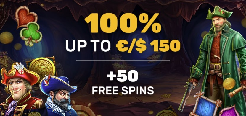 BetAmo casino second Deposit Bonus - 100% up to €/$150 and 50 Free Spins