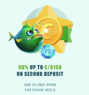 50% up to €/$ 100 and 30 Free Spins