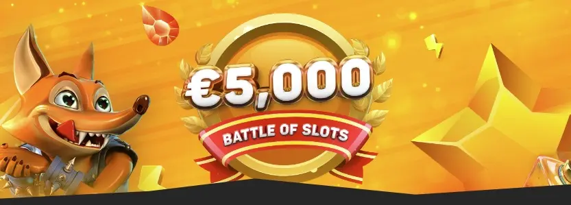 Battle of Slots on Crazy Fox Casino