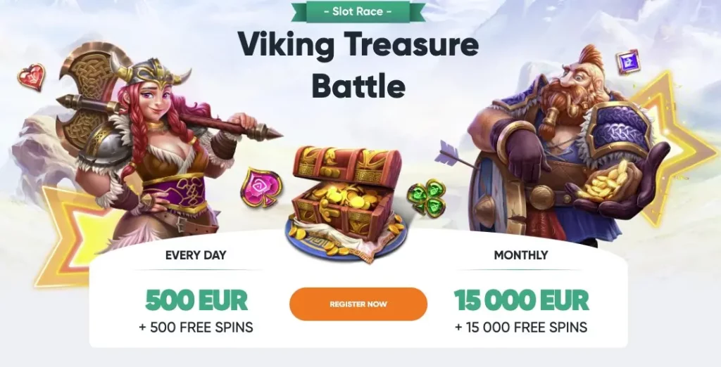 Viking Treasure Battle casino tournament on Ivibet