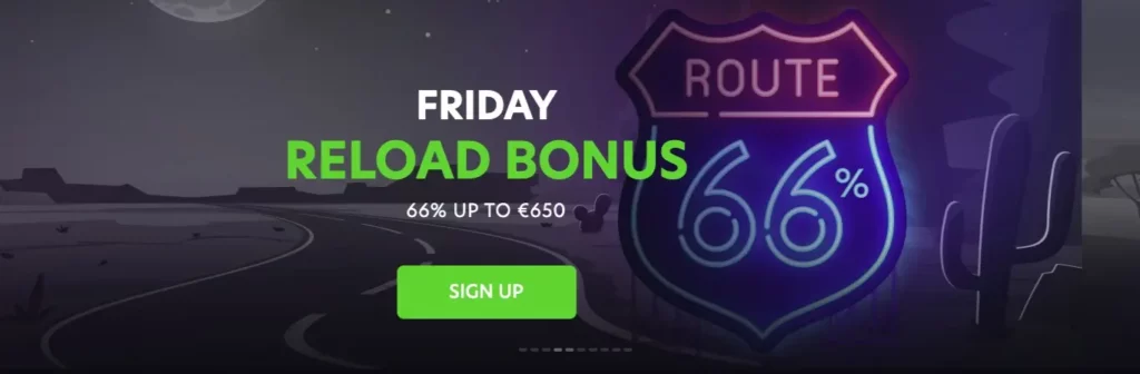 Neospin Casino Friday Reload Bonus 66% up to 650 EUR/700 USD
