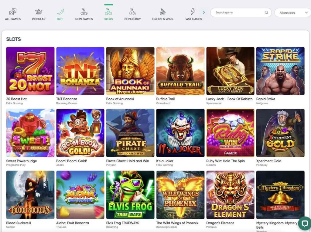 Casino Game Selection at Ivibet Casino