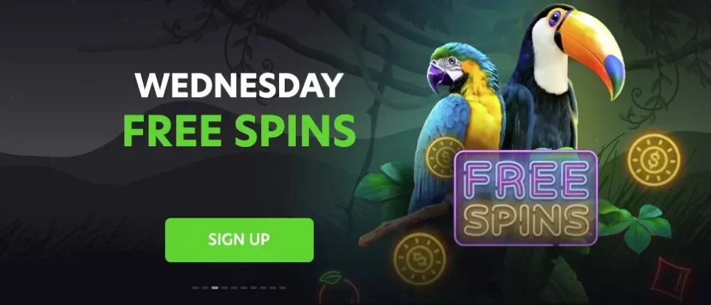 Wednesday 100 free spins on Neospin Casino
